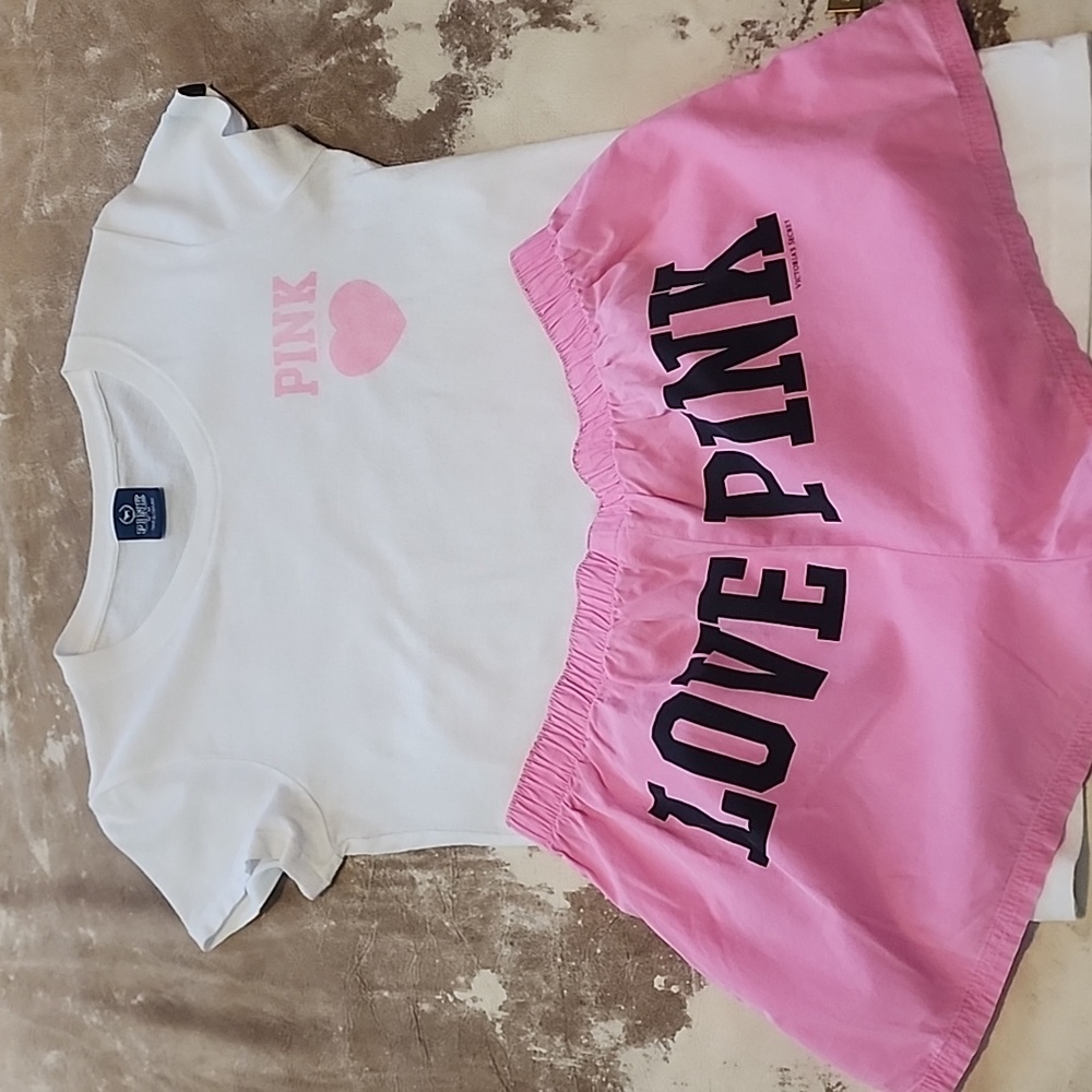 HTF "All This And Brains Too" Class Of 2010 PJ Set. Size: M Top XS Shorts - Picture 10 of 10